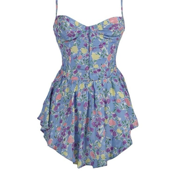 NWT For Love & Lemons Charlene Mini Dress - Picture 2 of 4